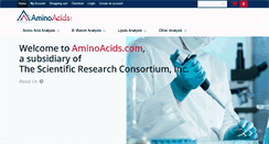Desktop Screenshot of aminoacids.com